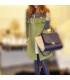 Grey and green casual coat