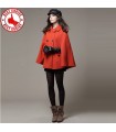 Style de la mode manteau rouge
