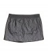 Black leather type mini skirt