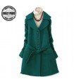 Tempo libero verde cappotto di moda