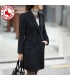 Elegant line black coat