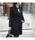 Elegant line black coat