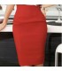 Red  pencil skirt