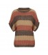 Brown short sleeve sweater