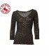 Black sparkle sweater embellished with sequins﻿