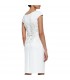 Weiße Kleid mit Spitze
