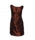 Taffeta chocolate color dress