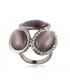 Silver inlay ring