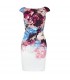 Print floral bodycon dress