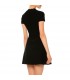 Slim black chic dress