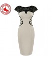 Lace embrodery dress