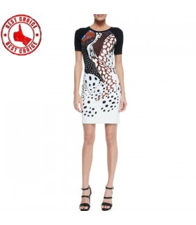 Giraffe print dress