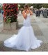 Wunderschöne Meerjungfrau Spitze sexy Hochzeitskleid