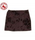 Brocade chocolate skirt