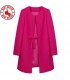 Manteau femme fashion rose
