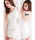 White one shoulder dress