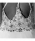 Sirène crystal dos ouvert robe de mariée sexy