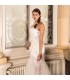 One shoulder lace appliques sexy wedding dress