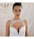 Abnehmbare Tüll Meerjungfrau super sexy Hochzeitskleid
