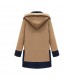 Modern wool zippers coat