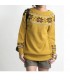 Gelbe Schneeflocke Pullover