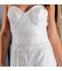 Spaghetti Floor Length Sleeveness Lace Summer Sheath Wedding Dresses