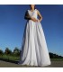 Sheat chiffon simple wedding dress