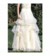 Classic ivory princess style wedding dress