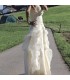 Klassische Elfenbein Prinzessin Stil Hochzeitskleid