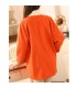 Stylish rhinestone orange coat