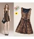 Sexy Leopard print dehnbar Kleid