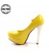 Yellow star fashion shoes