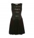 Lace and Jersey pleated skirt special cut dress
