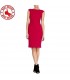 Halter red sophisticated elegant dress