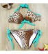 Exotic leopard push up bikini set