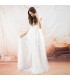 Angel soft fluffy silk wedding dress