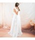 Angel soft fluffy silk wedding dress