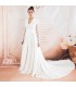 Soft royal elegant wedding dress