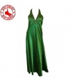 Smarald verte ornée de perles robe