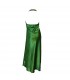 Green smarald embellished beads dress