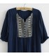 Mediterranean crochet embroidered loose chic shirt﻿