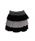 Mini ruffle fashion skirt