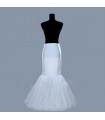 Mermaid trumpet crinoline skirt for wedding dress﻿