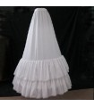 A-shape layer peticoat dress wedding dress