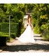 Natural silk luxury textile dream wedding dress