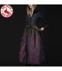 Fashion duck feather thin long jacket