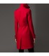 Kaschmirwolle roten Mantel