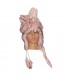 Pink artificial fur hat
