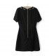 Collier perspective robe noire